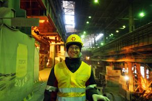 Translating in metalurgical factory in Mariupol. 2017