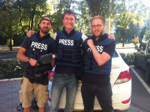 Translating and fixing for Vice News. Eastern Ukraine 2014.